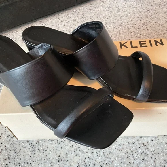 Anne Klein wedge heel mule slide Sandals - Picture 1 of 5